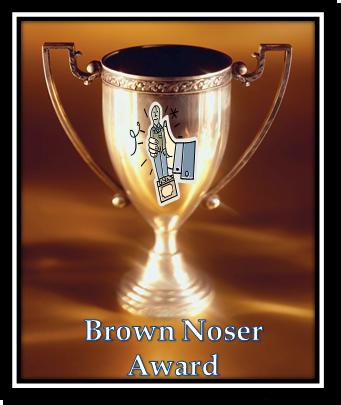 brown noser of the year